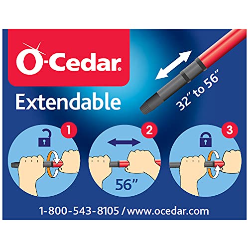 O-Cedar Hardwood Floor 'N More Microfiber Mop, White M49212