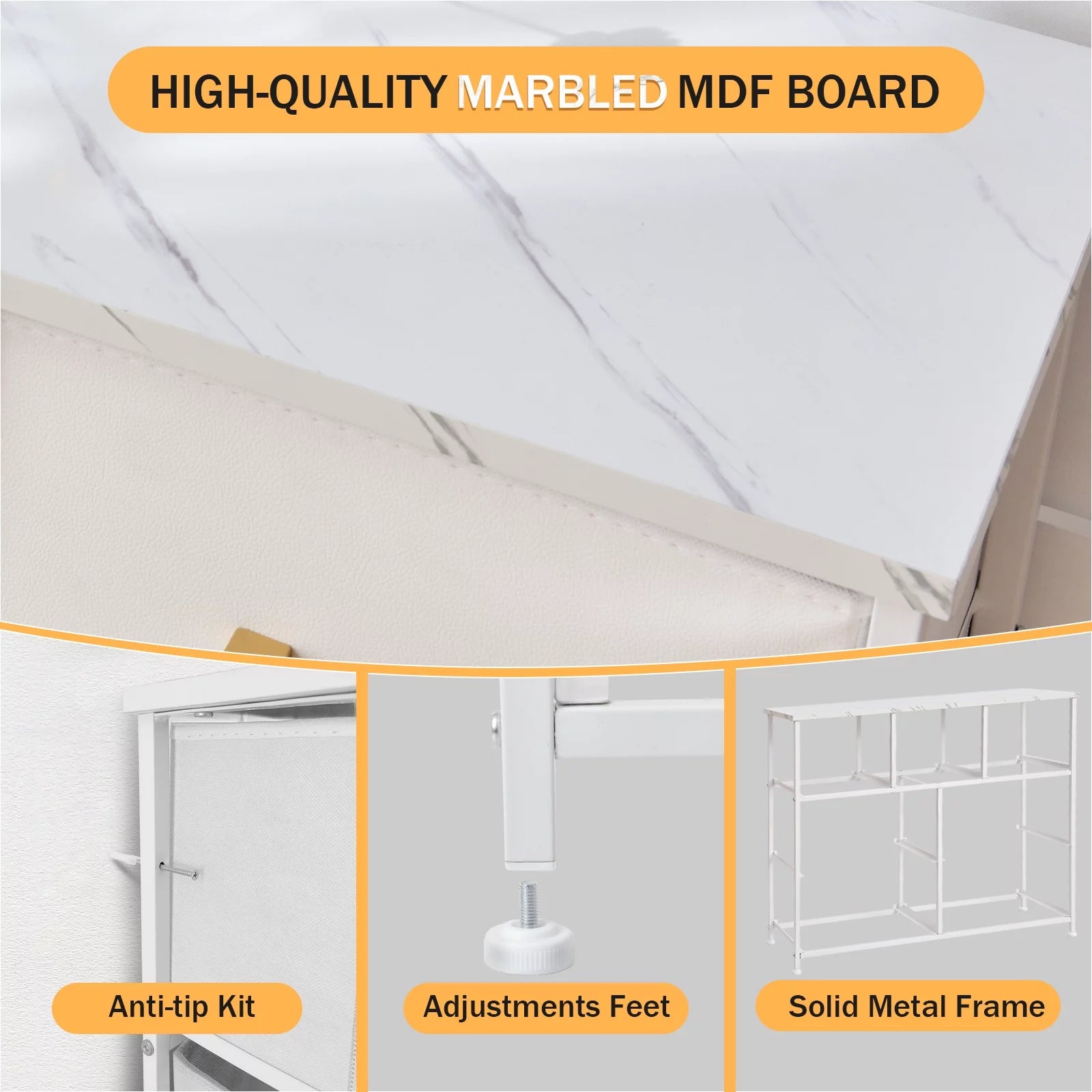 Bigroof Clothes Storage Organizer for Closet Entryway Bedroom T729914