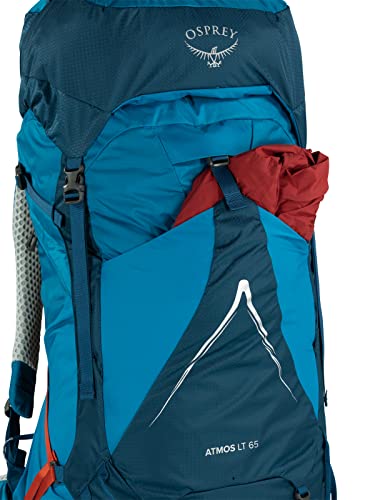 Osprey Atmos AG LT 65L Men's Backpacking Backpack, Black, L/XL Y592