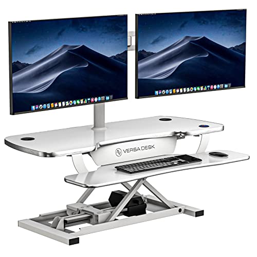 VERSADESK PowerPro™ 36 Inch Electric Standing Desk Converter, Black H627