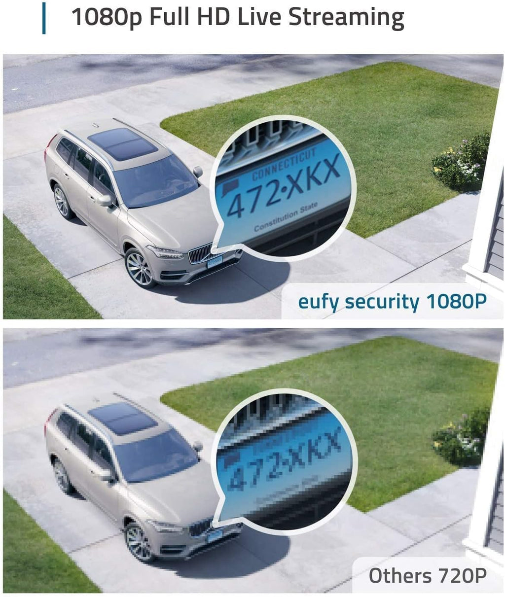 eufy Security eufyCam 2C 2-Cam Kit Wireless Home Security System, 1080p HD, Night Vision T4800
