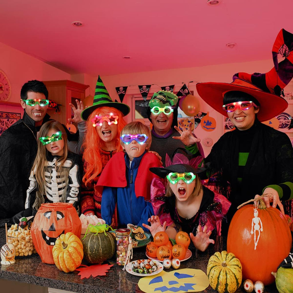 LED Glow Glasses for Party Favors Kids Adults N3937