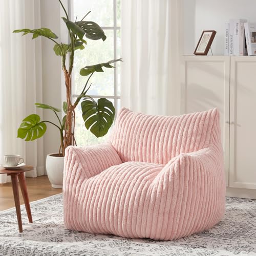 Giant Bean Bag Chair with Filling and Armrests for Adults Teens P241564