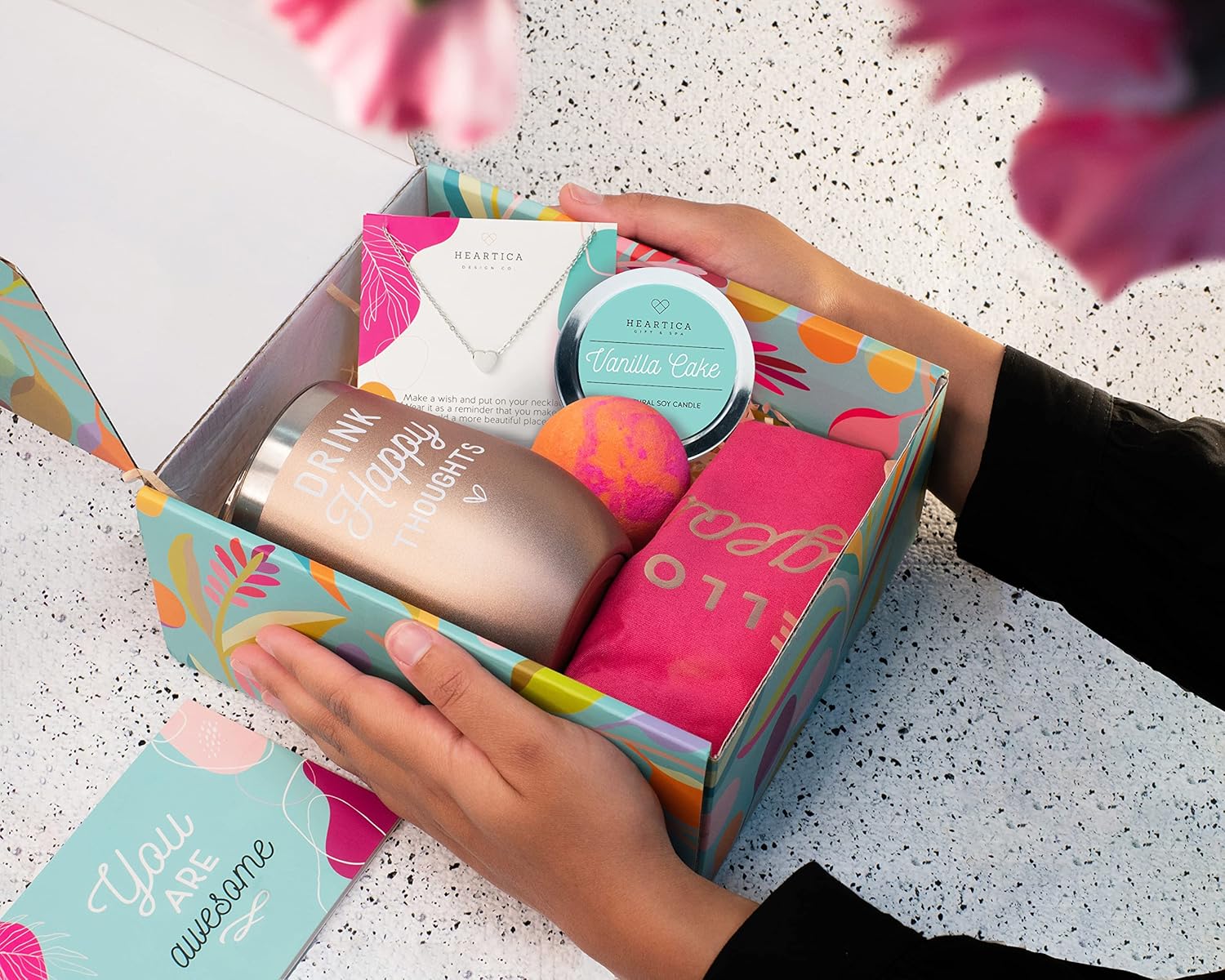 Spa Gift Basket for Women, Birthday Care Package M43841