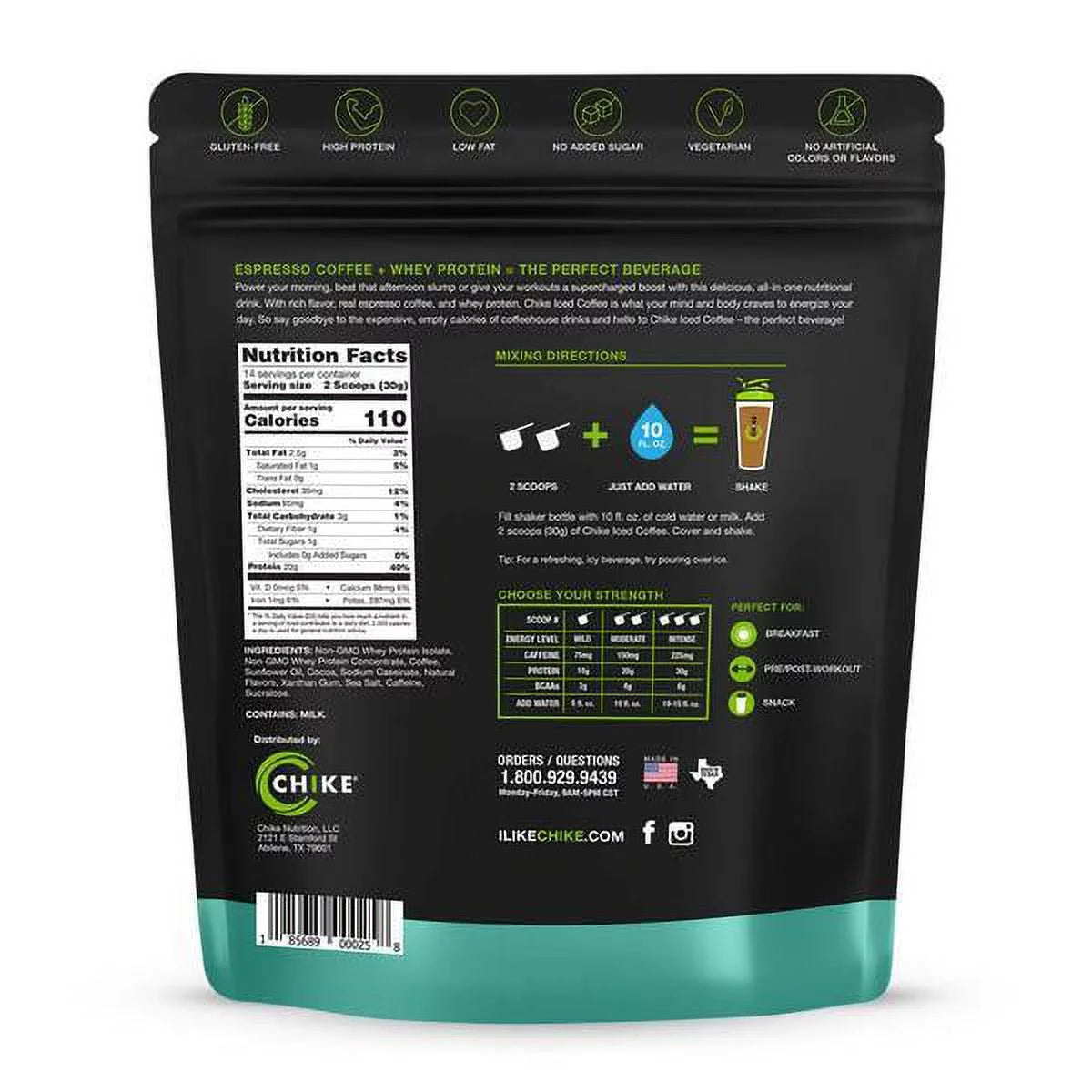 Chike Nutrition High Protein Iced Coffee Mocha Mint 16oz U16790