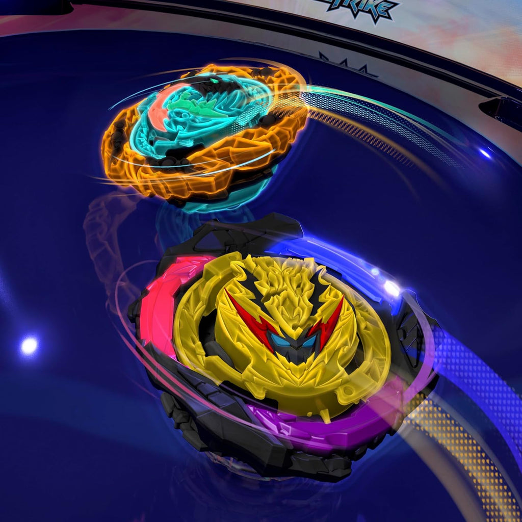 BEYBLADE Burst QuadStrike Light Ignite Battle Set Stadium with 2 Tops and 2 Launchers H83919