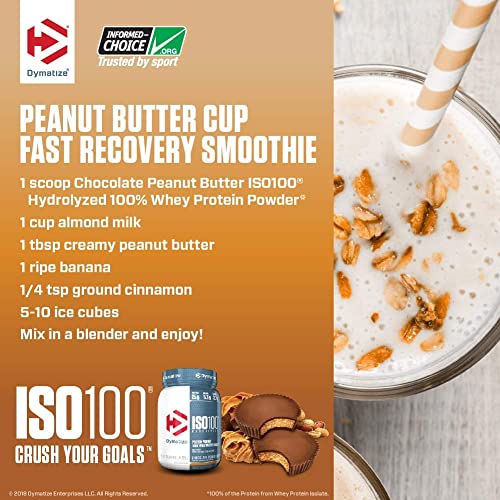 Dymatize ISO100 Whey Protein Powder, Cookies & Cream, 20 Servings E355002