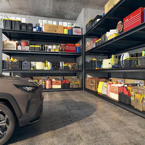 REIBII 60" W Garage Shelving 5-Tier Heavy Duty Metal Storage Shelves B60038