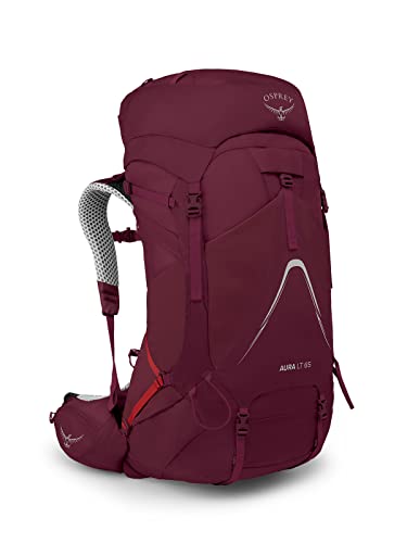 Osprey Aura AG LT 65L Women's Backpacking Backpack, Antidote Purple, WM/L