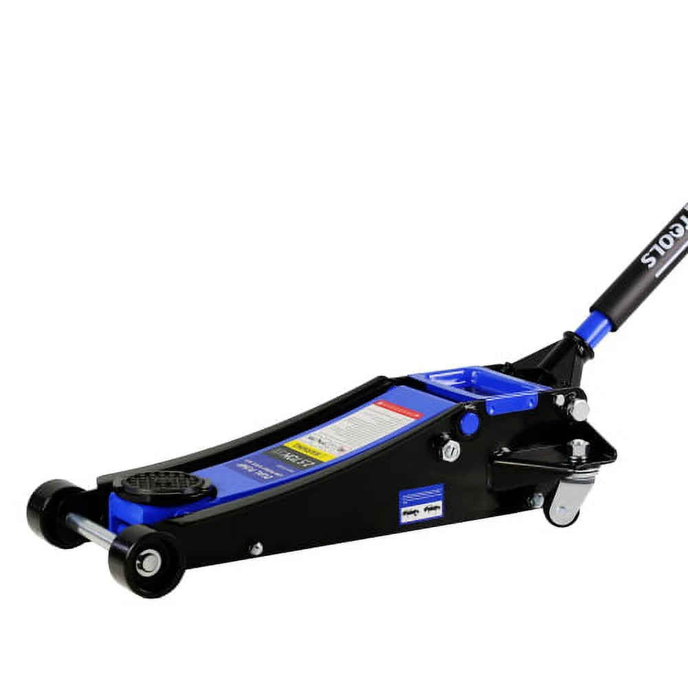 2.5 Ton Low Profile Steel Floor Jack with Dual Pistons N66119