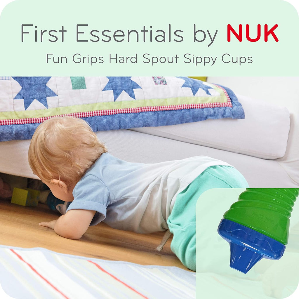 NUK Fun Grips Hard Spout Sippy Cup, 10 oz U82333
