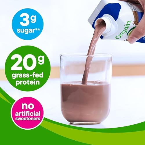 Orgain Clean Protein Shake, Vanilla Bean, 20g Whey, 11 Fl Oz (Pack of 12) L4233