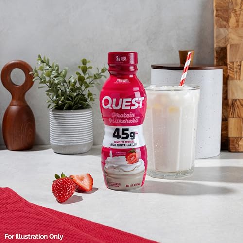 Quest Nutrition Chocolate Protein Shake, 45g Protein, 12 Count O25975
