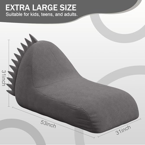 COMAX Unicorn Bean Bag Chair for Kids with Filler, Pink H562644