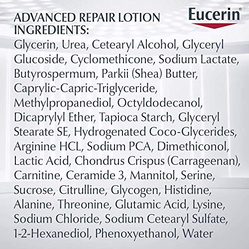 Eucerin Advanced Repair Lotion Fragrance Free for Very Dry Skin, 16.9 fl oz B2896