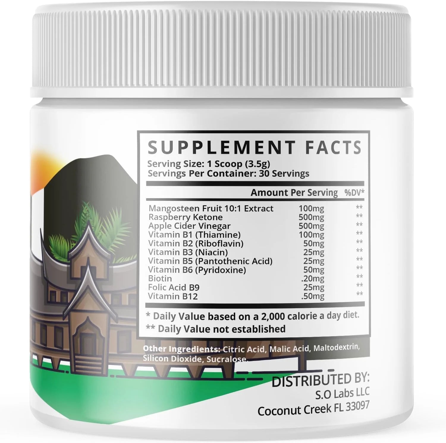 Sumatra Slim Belly Tonic Dietary Supplement Powder, 5 Pack V6660