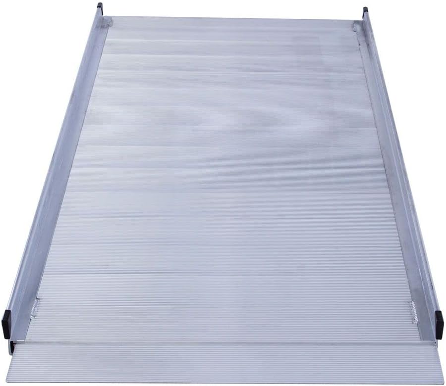 Aluminum Wheelchair Access Ramp 4ft - Silver Spring U2773