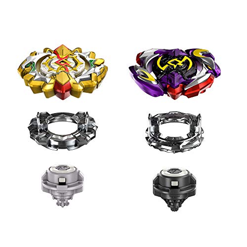 BEYBLADE Burst Turbo Slingshock Cross Collision Battle Set with Beystadium, Tops & Launchers D130102