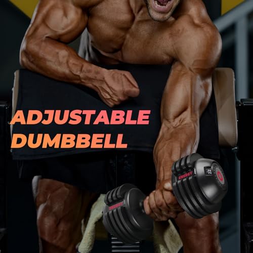 22LB/52LB Adjustable Dumbbells with Anti-Slip Metal Handle K994169