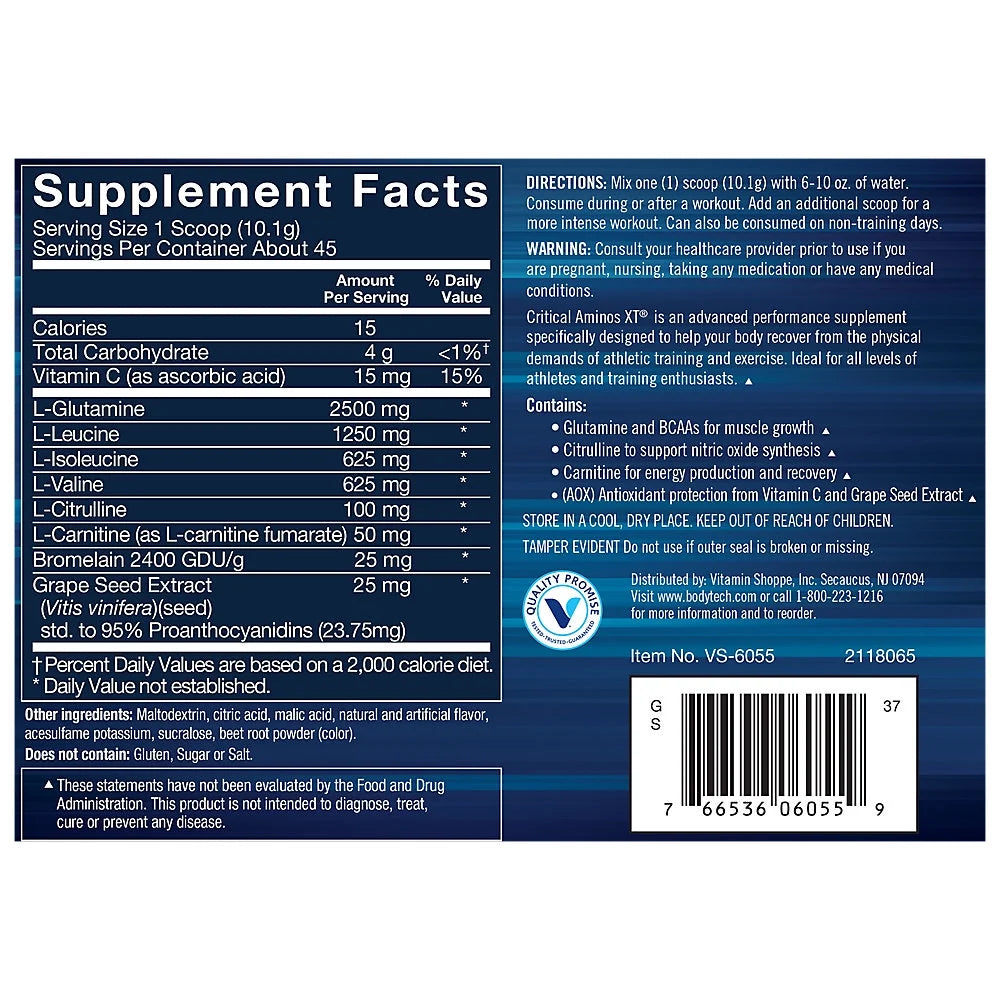 BodyTech Critical Aminos XT Strawberry Lemonade Powder M380570