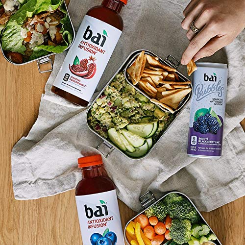 Bai Coconut Flavored Water, Molokai Coconut, 18 fl oz Bottles (Pack of 12) N9326