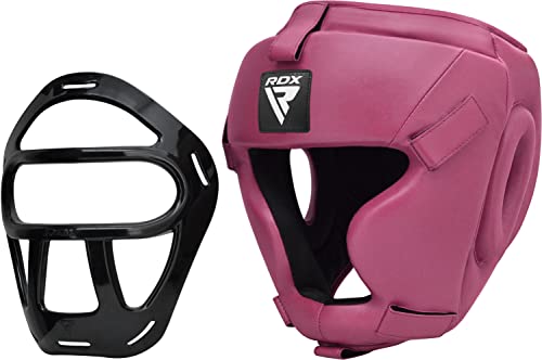 RDX Boxing Headgear MMA Muay Thai with Removable Face Grill Y6691