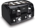 Sunbeam Wide Slot 4-Slice Toaster, Black (003911-100-000)