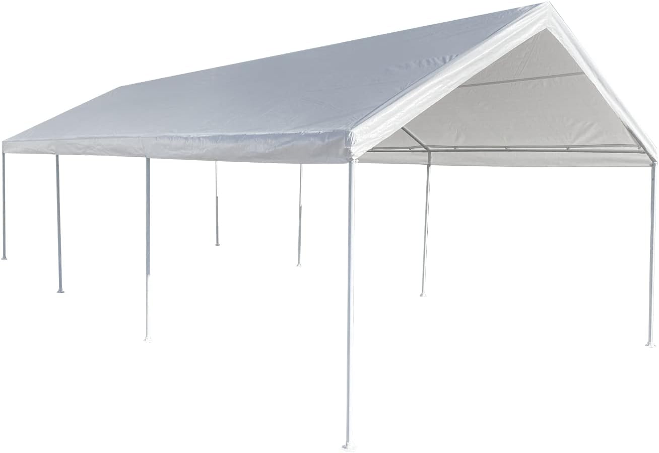 Caravan Canopy Domain Pro 312 12x26 Carport Shelter, White R339