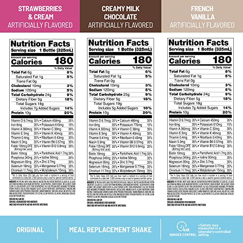 SlimFast Meal Replacement Shake, Creamy Milk Chocolate, 11 Fl Oz, 12 Count Q3335