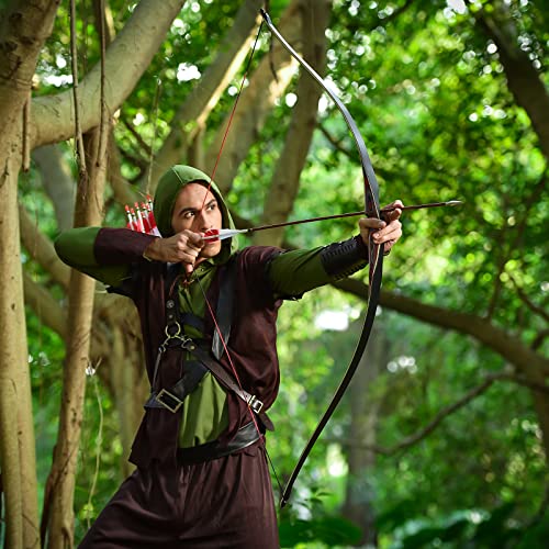 58" Laminated Recurve Bow Hunting Archery 20-60lbs Z3204