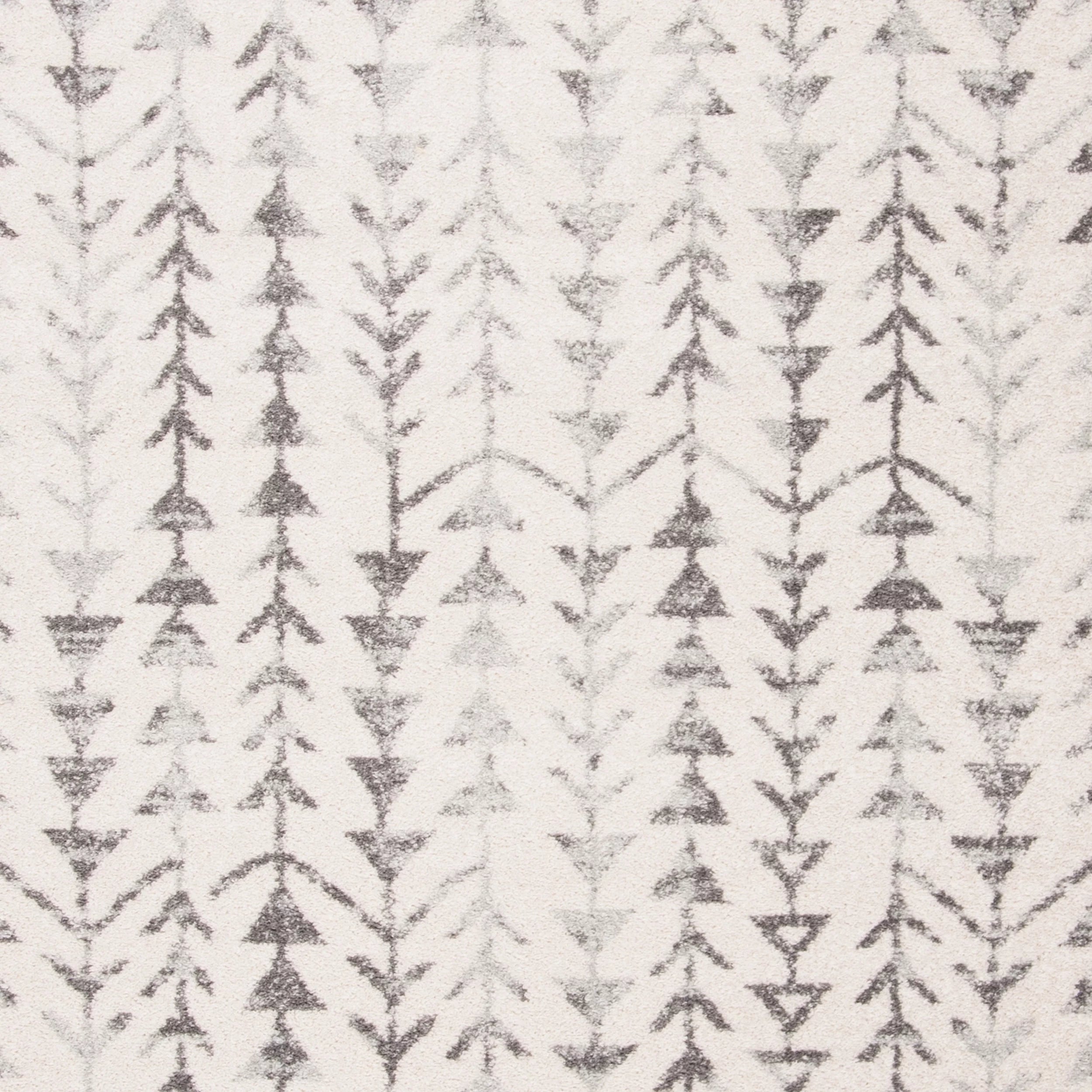 SAFAVIEH Tulum Goddard Moroccan Geometric Area Rug, Ivory/Grey, 8' x 10' H9162