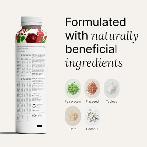 Huel Ready-to-Drink Chocolate Meal Replacement, 20g Protein, 16.9 Fl Oz (12 Pack) D52742