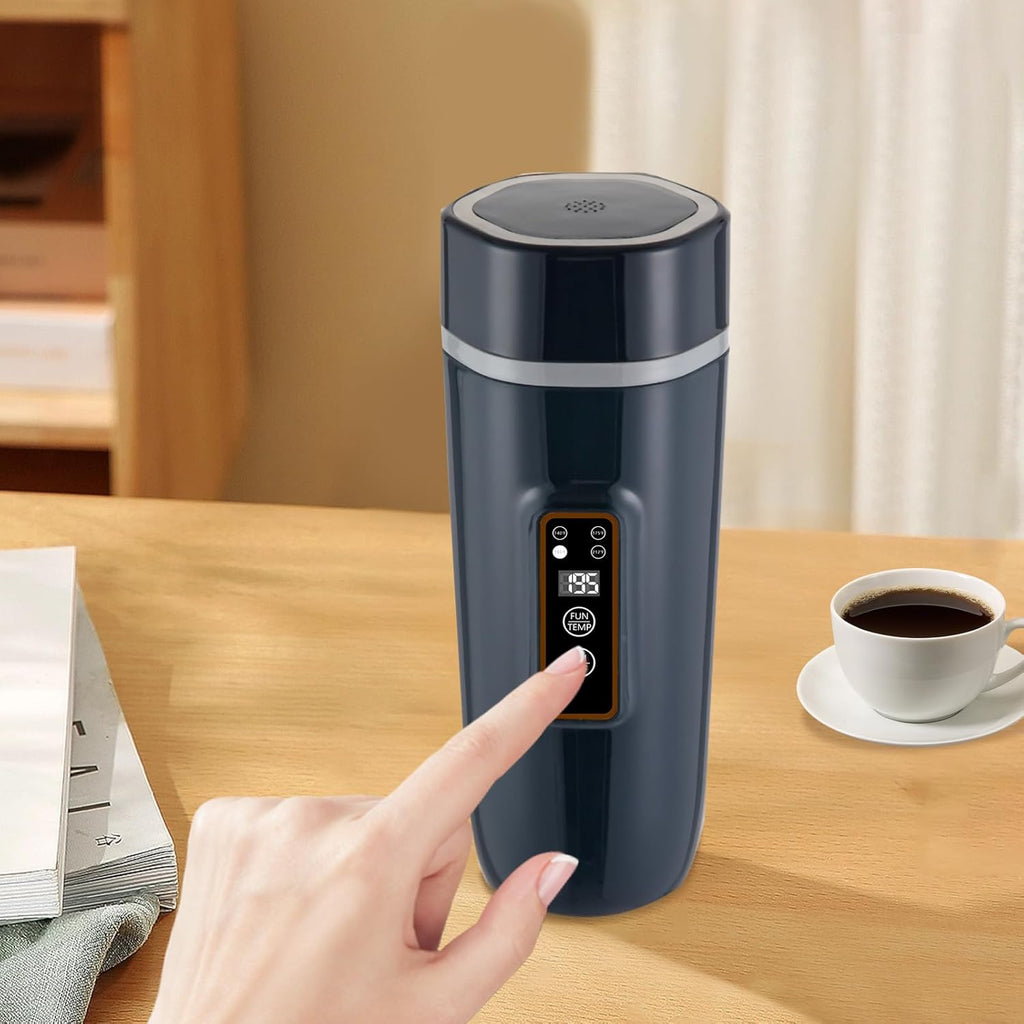 Travel Electric Kettle, Portable Mini with 4 Temperature Controls, 304 Stainless Steel J116