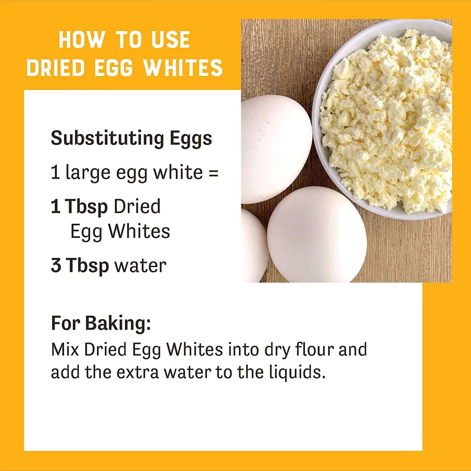 Judee’s Dried Egg White Protein Powder 8 oz, Pasteurized, Non-GMO, Gluten-Free Q6929
