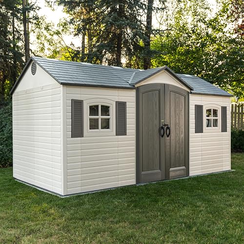 Lifetime Outdoor Storage Shed 15 x 8 ft X615712