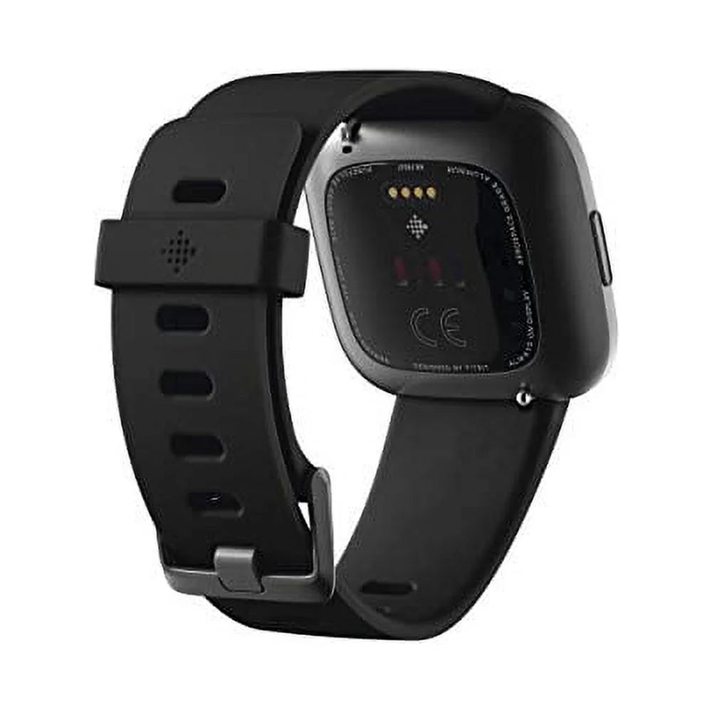Fitbit Versa 2 Health and Fitness Smartwatch with Heart Rate, Alexa Built-In, Black/Carbon X8480