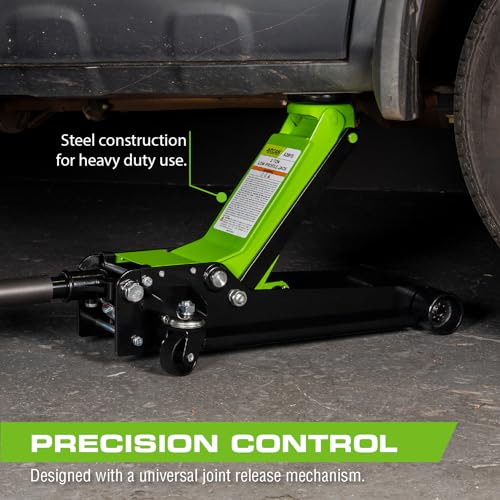 ARCAN Tools 3-Ton Quick Rise Aluminum Floor Jack with Dual Pump Pistons I786