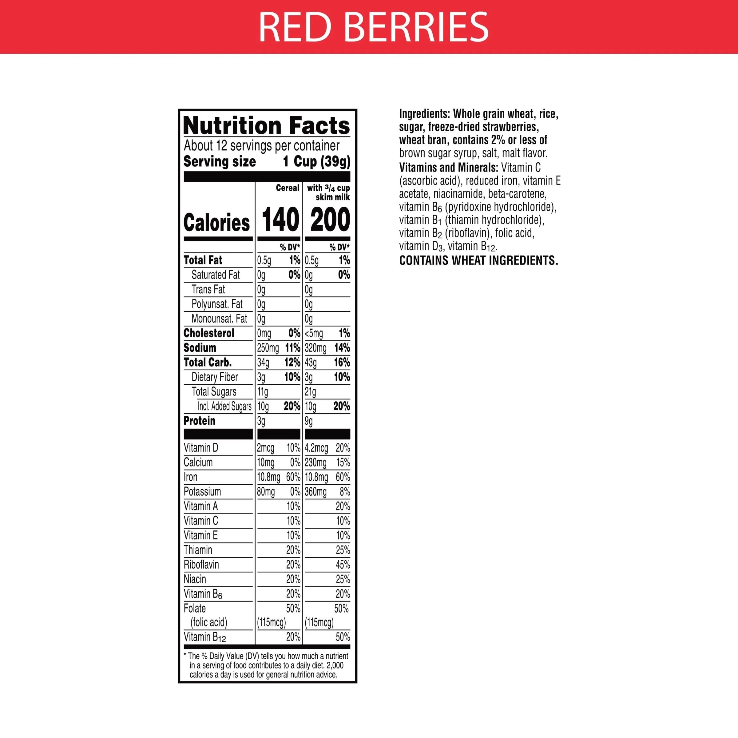 Kellogg's Special K Red Berries Cereal, 3 Pack B663