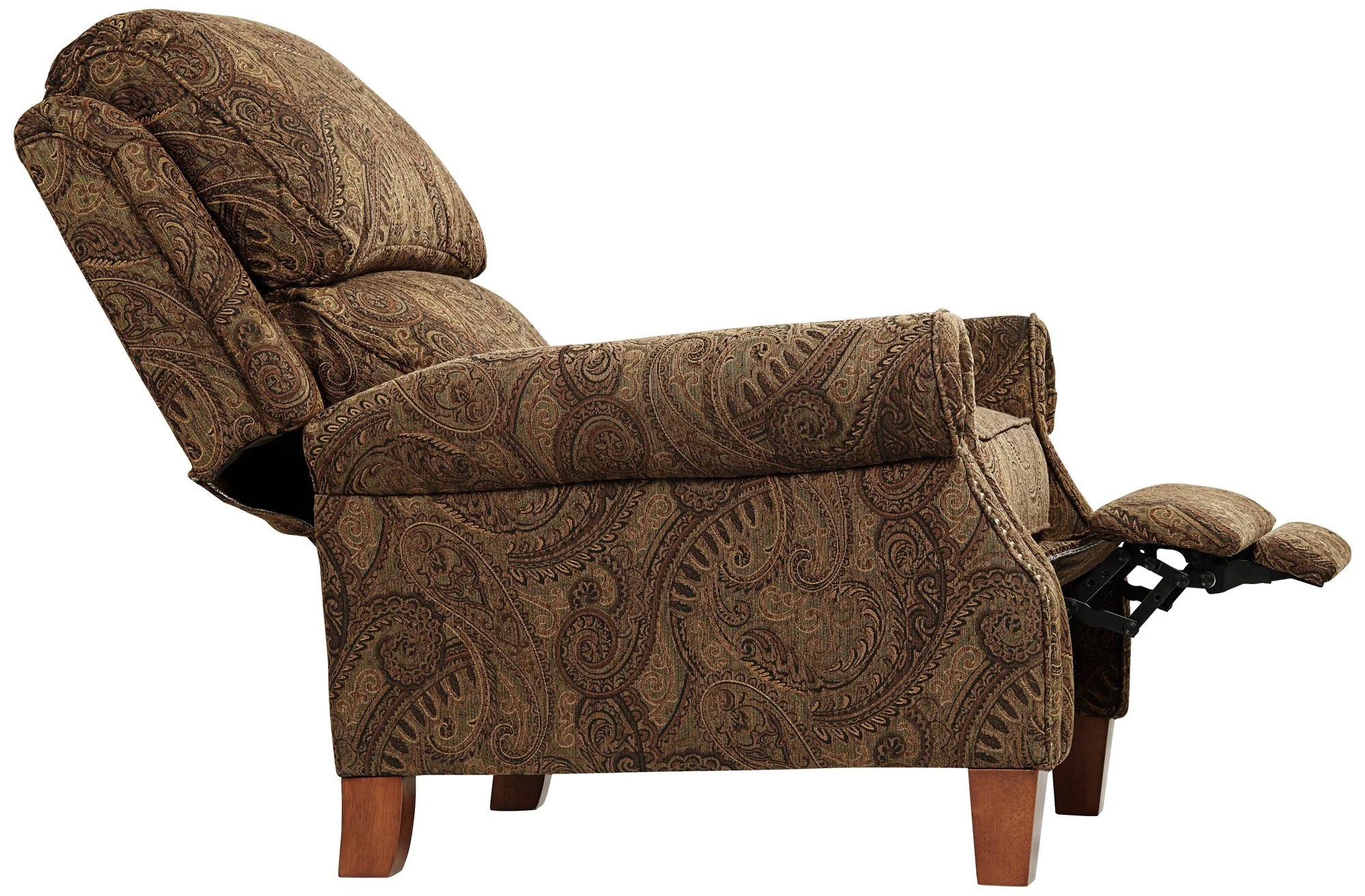 Kensington Hill Beaumont Warm Brown Paisley Fabric Recliner Chair K88903