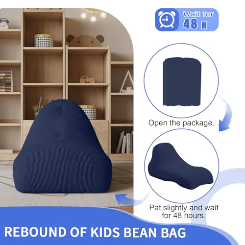 COMAX Unicorn Bean Bag Chair for Kids with Filler, Pink H562644