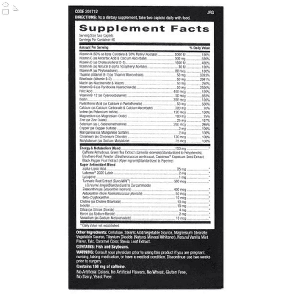 GNC Mega Men Energy & Metabolism Multivitamins 180 Ct. Q589557