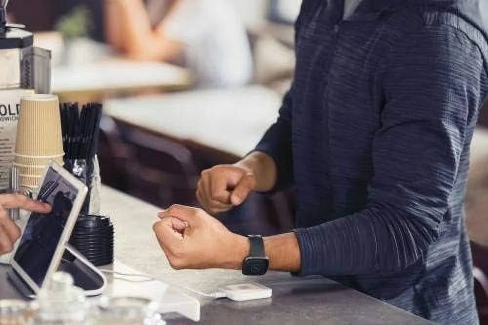 Fitbit Versa 2 Health and Fitness Smartwatch with Heart Rate, Alexa Built-In, Black/Carbon X8480