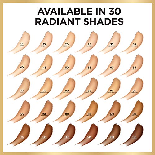 L'Oreal Paris Age Perfect Radiant Serum Foundation SPF 50, Honey Rose, 1 fl oz R425478