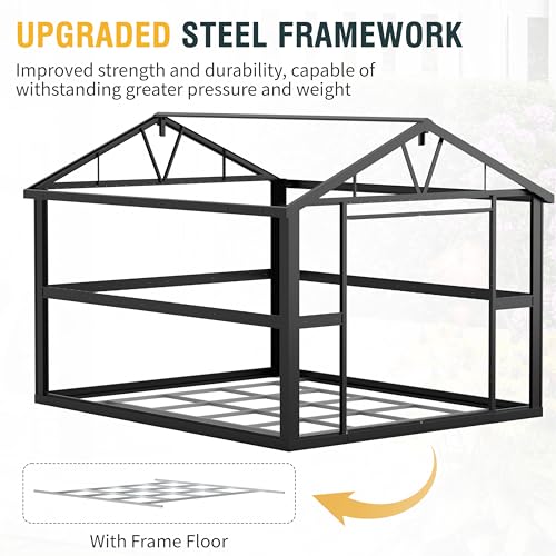 Outdoor Storage Shed 5x3 Ft Metal Steel with Lockable Door N4246