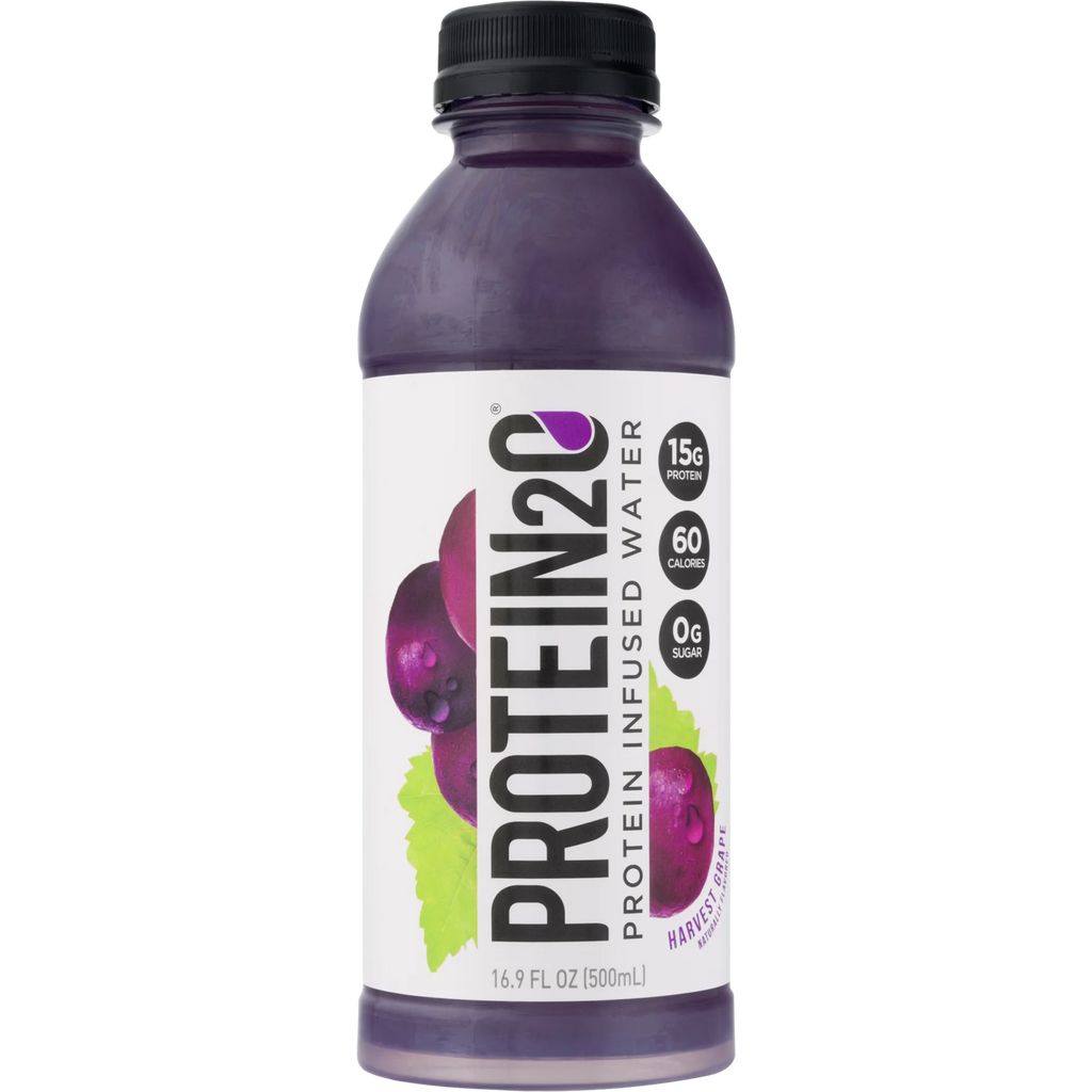 Protein2o 15g Whey Protein Infused Water, Harvest Grape, 16.9 oz E255