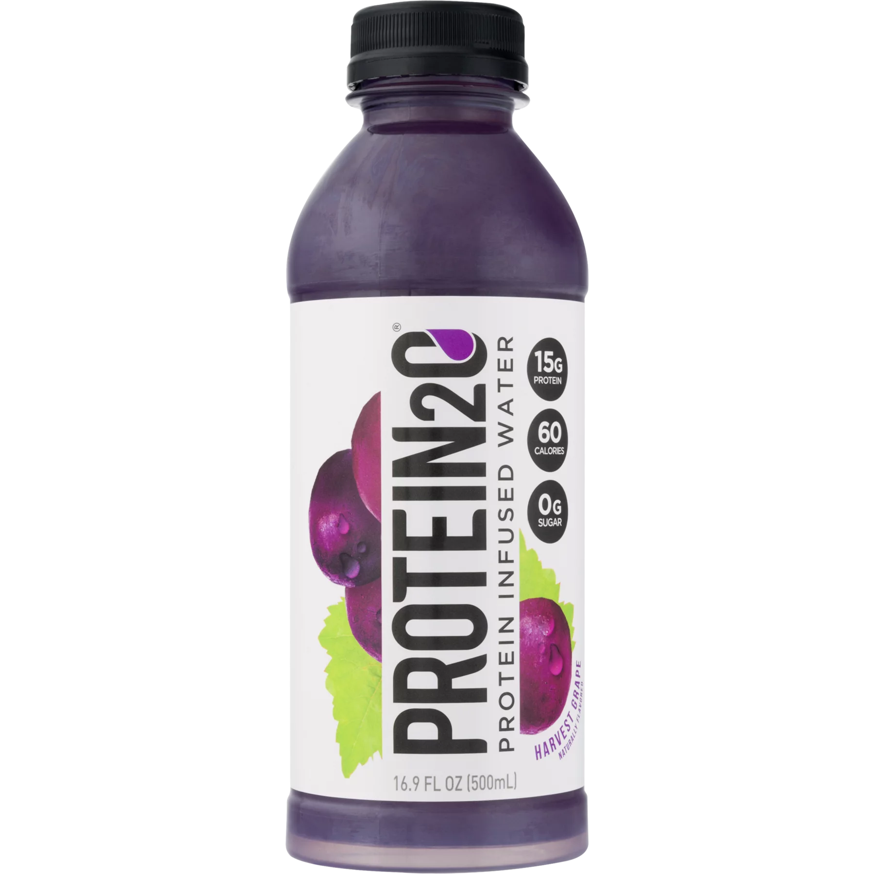 Protein2o 15g Whey Protein Infused Water, Harvest Grape, 16.9 oz E255