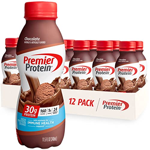 Premier Protein Shake Café Latte, 30g Protein, 11.5 fl oz, 12 Pack B4466