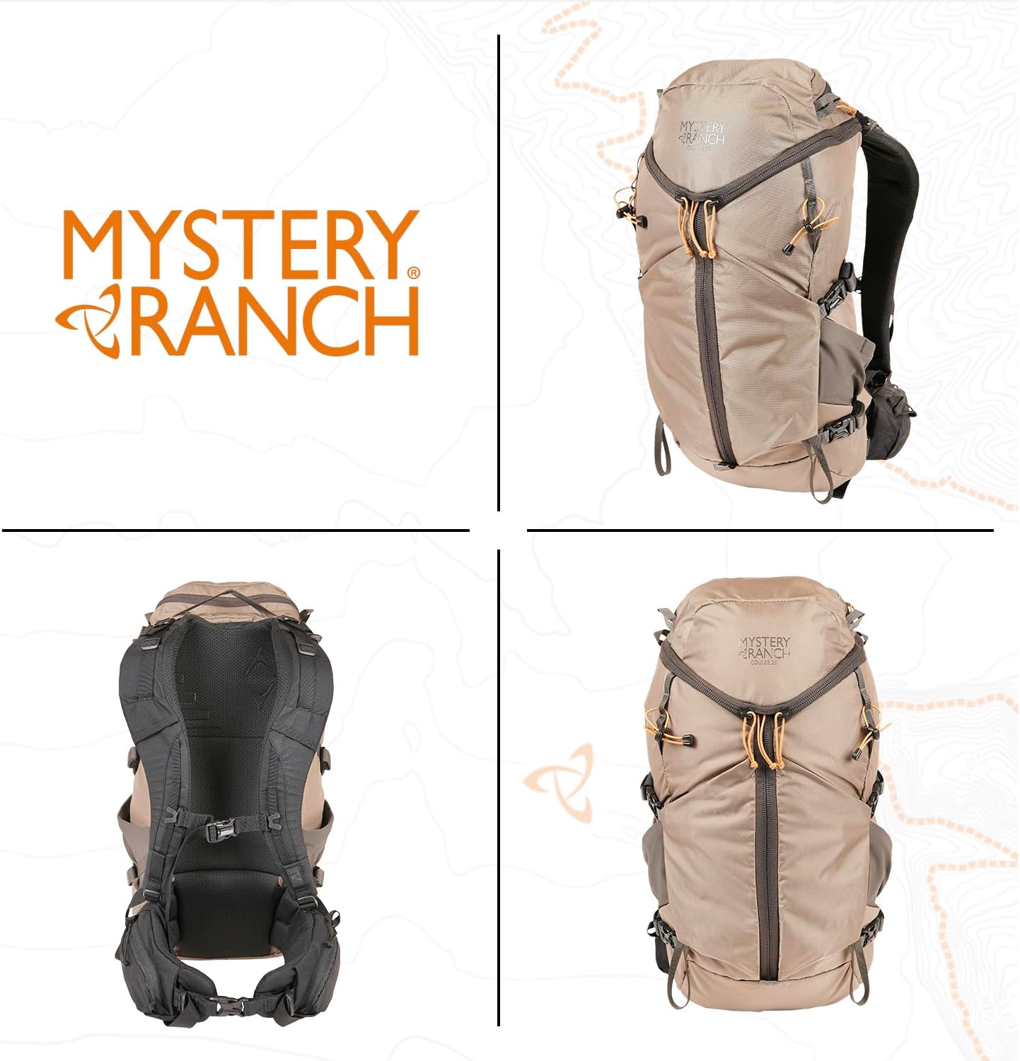 Mystery Ranch Coulee 20 Backpack - Lightweight Hiking Daypack, 20L B951257
