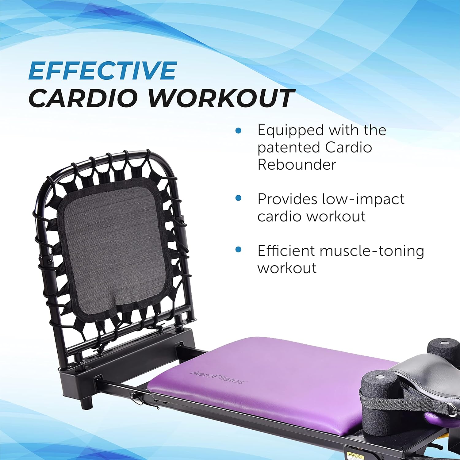 AeroPilates Reformer Plus 379 Pilates Reformer Machine for Home Gym Z6454