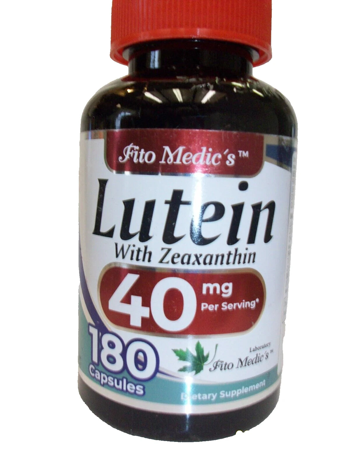 Lutein and Zeaxanthin 40 mg Eye Health Vitamins, 180 Softgels D9826